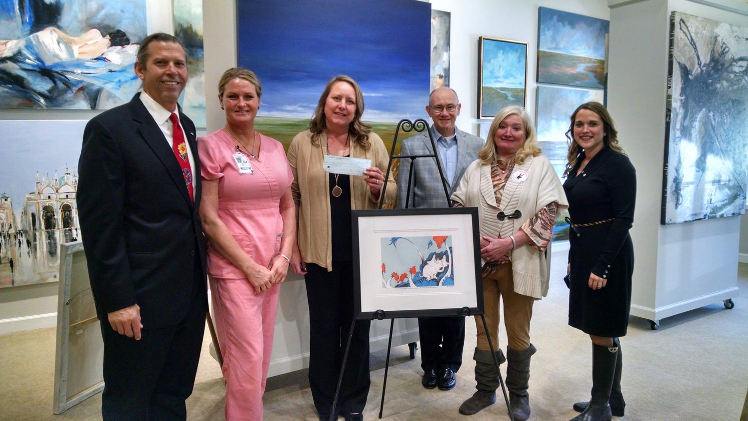 Ann Jackson Gallery and Michael D. Litten Present Donation to Children’s Healthcare of Atlanta