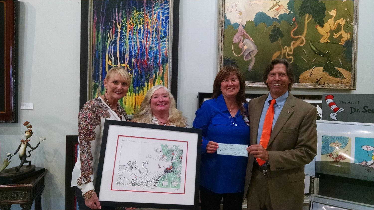 Ann Jackson Gallery and Michael D. Litten Present Donation to Wellstar North Fulton Hospital