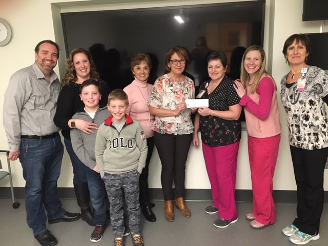 Mary Coughlin Presents Donation to MGH NICU photo