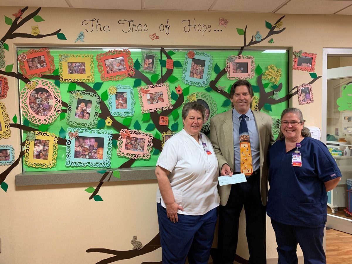 Michael D. Litten Presents Donation to Wellstar Kennestone Hospital