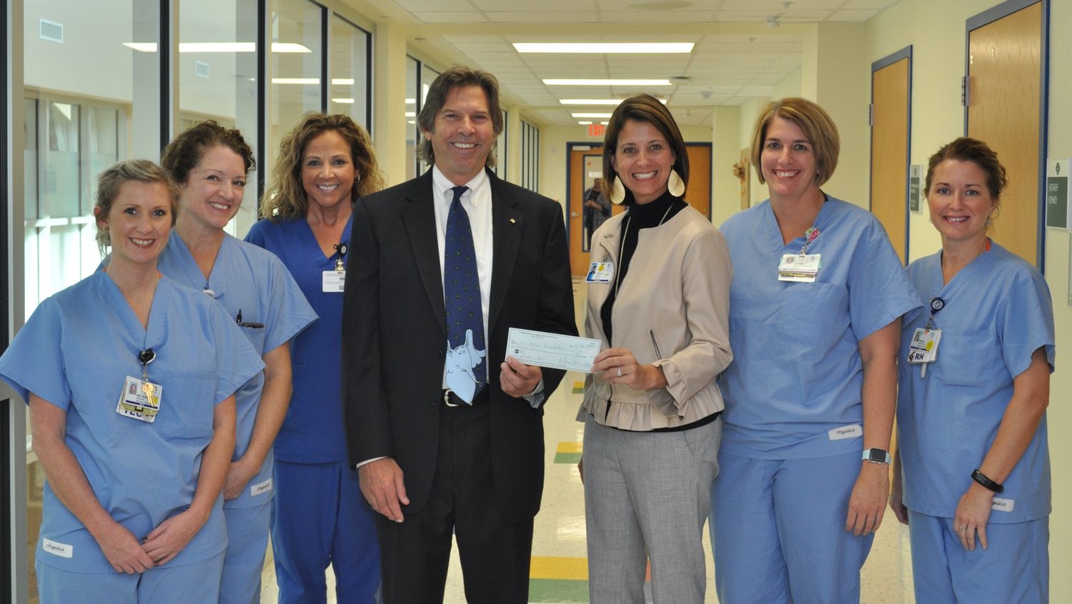 Michael D. Litten Presents Donation to St. Mary’s Hospital